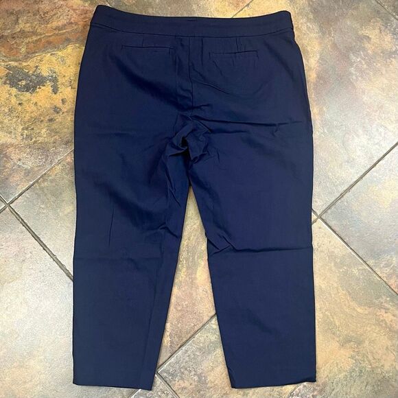 Kim Rogers Petite Navy Blue Pull-On Pants 16P - Picture 9 of 9